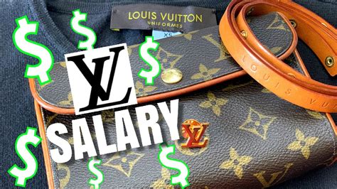 how much do you make working at louis vuitton|louis vuitton team manager salary.